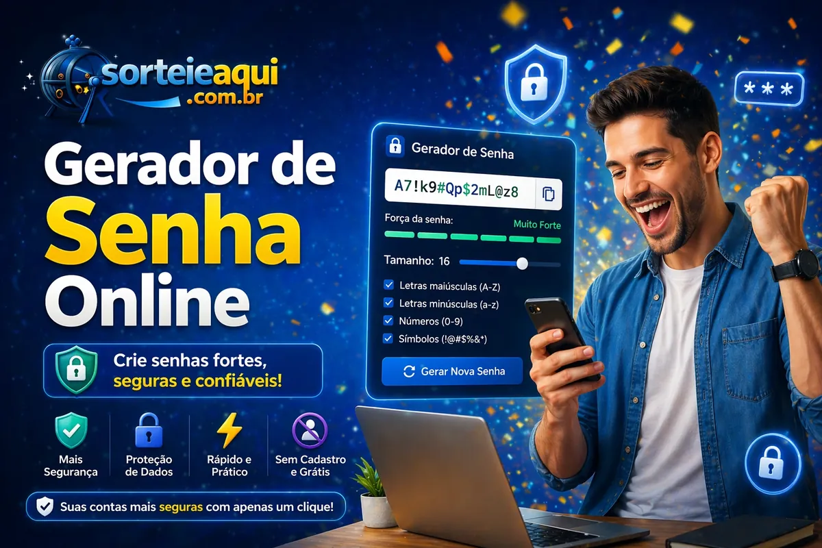 Gerador de Senhas Seguras Online: Por que você precisa criar senhas fortes?